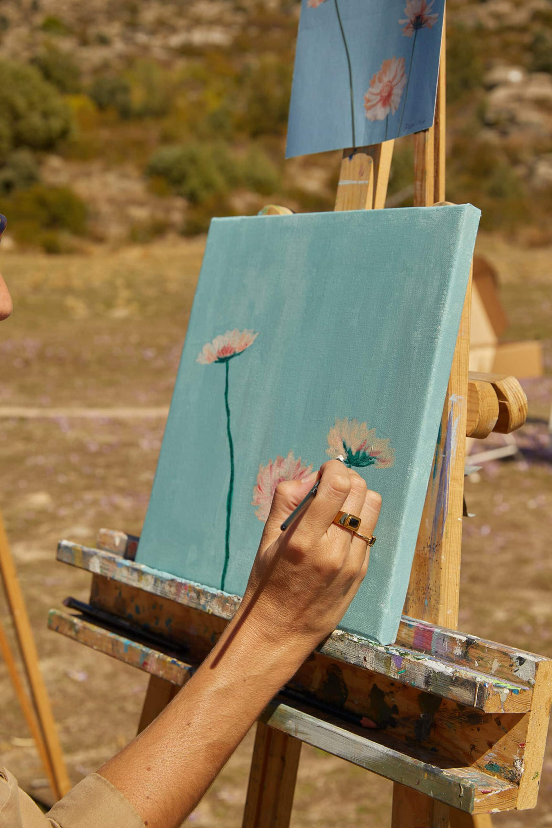 Pintura en el campo