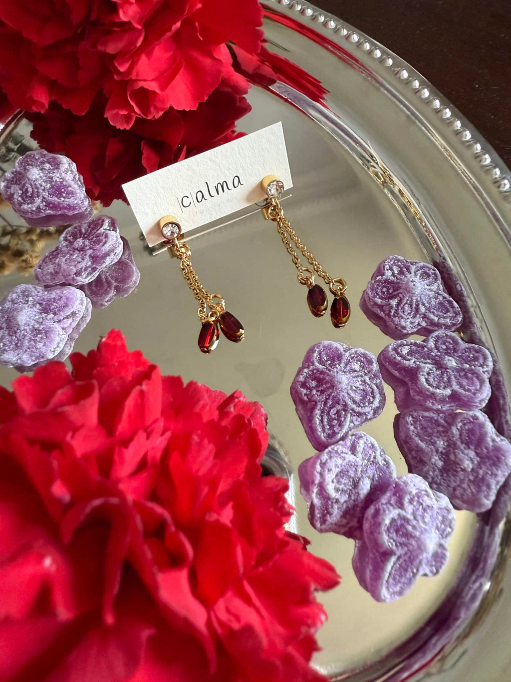 Pendientes Violeta