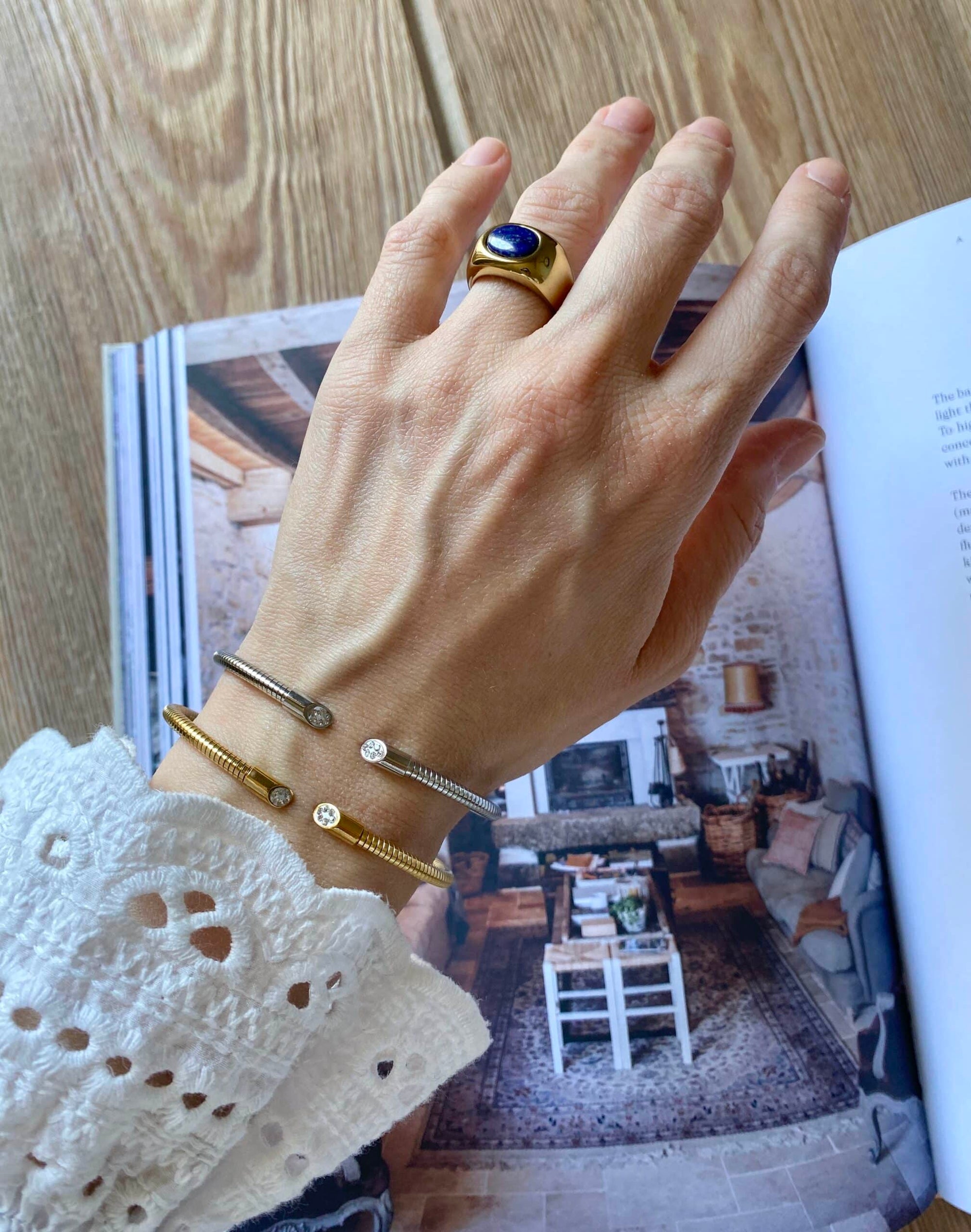 Pulsera Emilie Plateada
