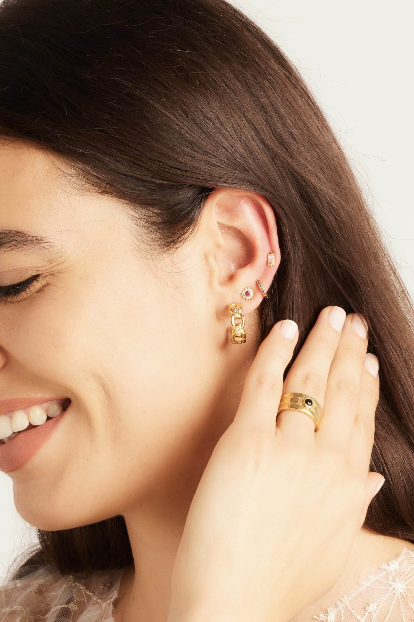 Pendientes Rubí