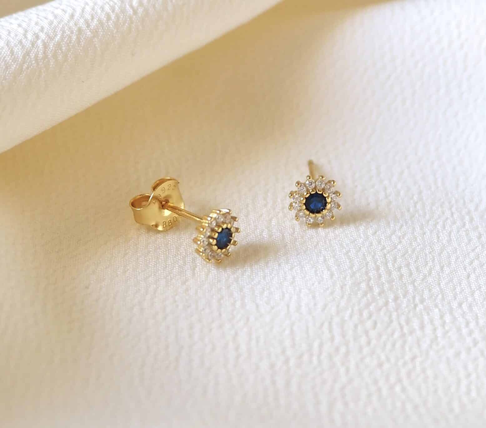 Pendientes Zafiro