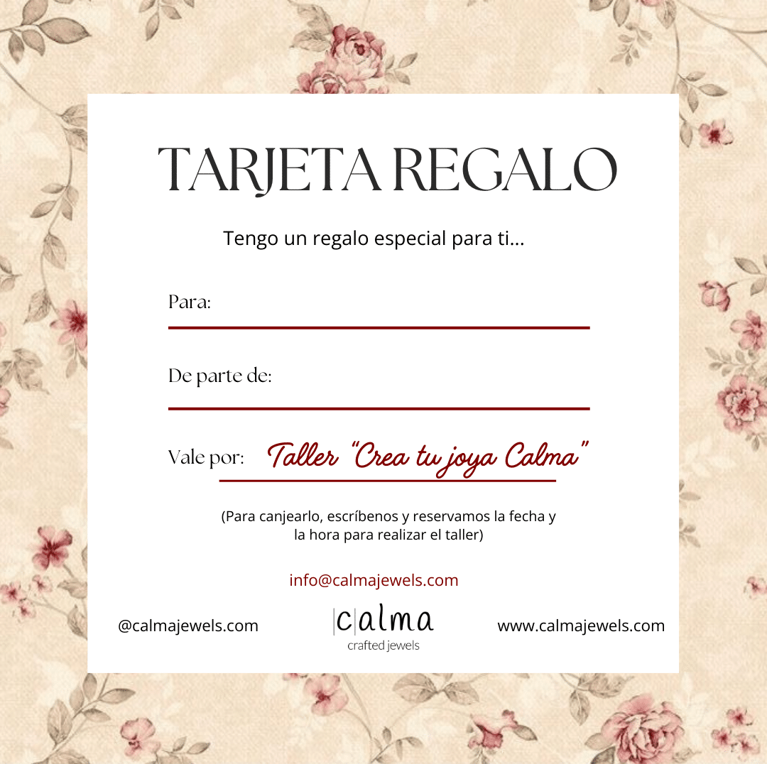 Tarjeta Regalo Taller Joyas
