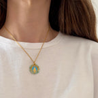 Medalla Virgen María Colores